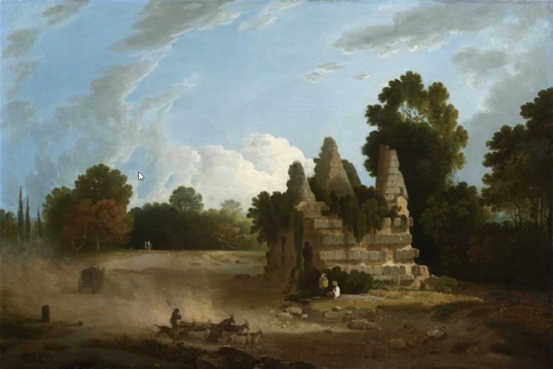 La tomba degli Orazi e Curiazi